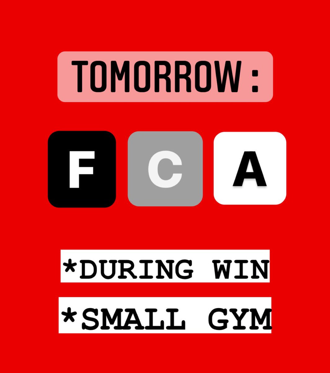 canyonhsfca's tweet photo. See you in the small gym tomorrow (01/21) during WIN!!! 
@DavissonDustin @CoachA_CHS @CHS_coachbatey @coachpb10 @CoachTBush @canyonVB @CougarHardball @CanyonHS_ABC @CHSBBasketball1 https://t.co/j3CHWVrGMn