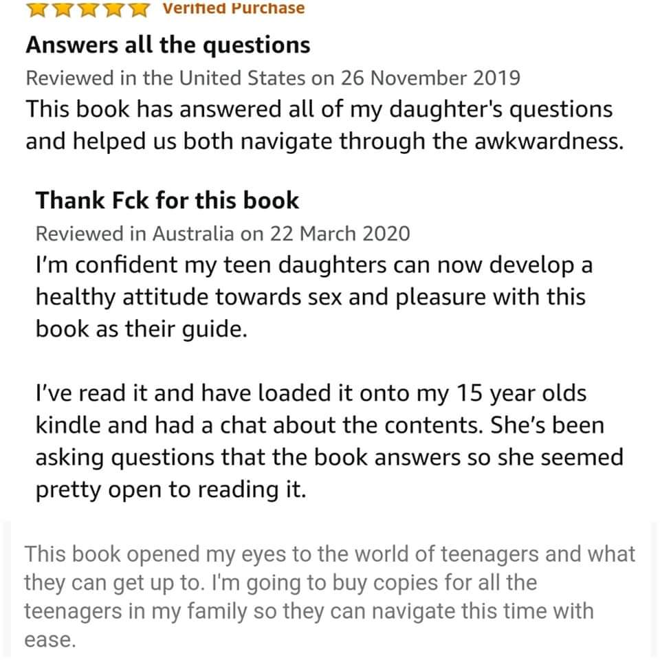 Eva_Lishus's tweet photo. A Teen Girls Guide to Getting Off is the
#SexEducation you should have got in school but didn't. Focusing on #Pleasure and #Consent. 
The reviews speak for themselves, and my mum didn't even write them! 

Buy it for your kids. Buy ot for yourself!
Here: https://t.co/QKXhhBmkSM https://t.co/42ANVzaRqs