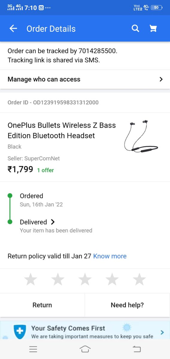 DoubleWw5's tweet photo. Heyy @flipkartsupport  i cnt create return of this item..plzzz help https://t.co/5UNhTlLawX