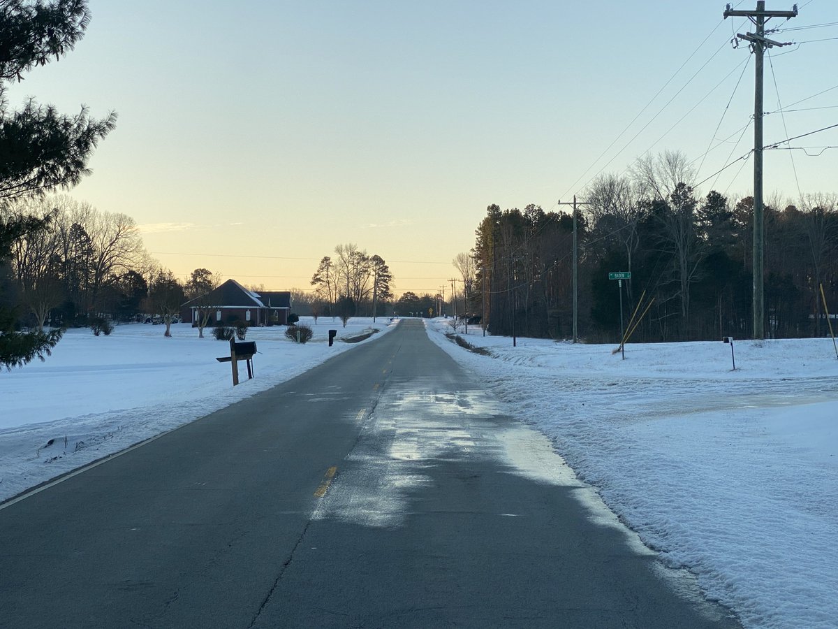 National Weather Service has issued a Special Weather Statement …PATCHY BLACK ICE EXPECTED TO DEVELOP EARLY FRIDAY MORNING ON
UNTREATED ROADWAYS…