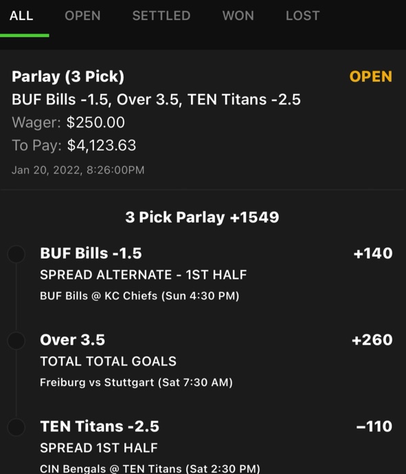 OddsJam.com (@oddsjam) on Twitter photo Let's try this again...
$500 will be sent to FOUR lucky winners if this parlay hits. It's simple...
1) Retweet
2) Follow <a href="/OddsJam/">OddsJam.com</a>
All bets are mathematically profitable, from the OddsJam +EV Screen: oddsjam.com/positive-ev
#SportsPicks #SportsBettor #SportsBettingAdvice Let's try this again...
$500 will be sent to FOUR lucky winners if this parlay hits. It's simple...
1) Retweet
2) Follow <a href="/OddsJam/">OddsJam.com</a>
All bets are mathematically profitable, from the OddsJam +EV Screen: oddsjam.com/positive-ev
#SportsPicks #SportsBettor #SportsBettingAdvice