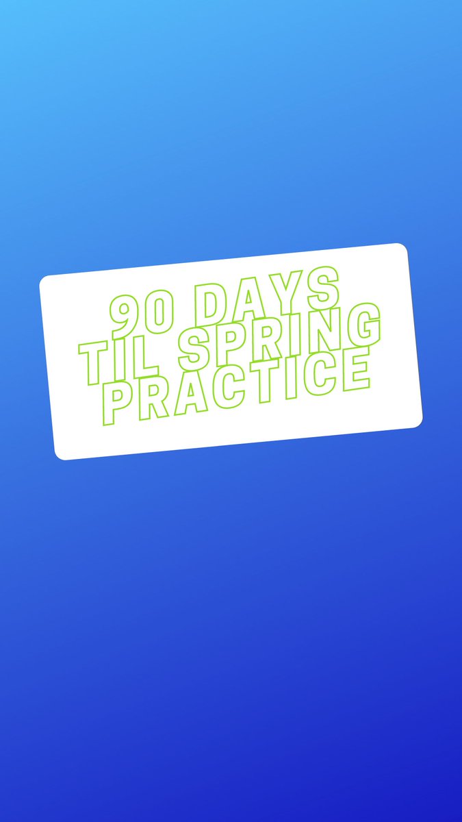 icalionsfb's tweet photo. 9️⃣0️⃣ Days til Spring Practice. ⏳ https://t.co/W4lpS8bSto