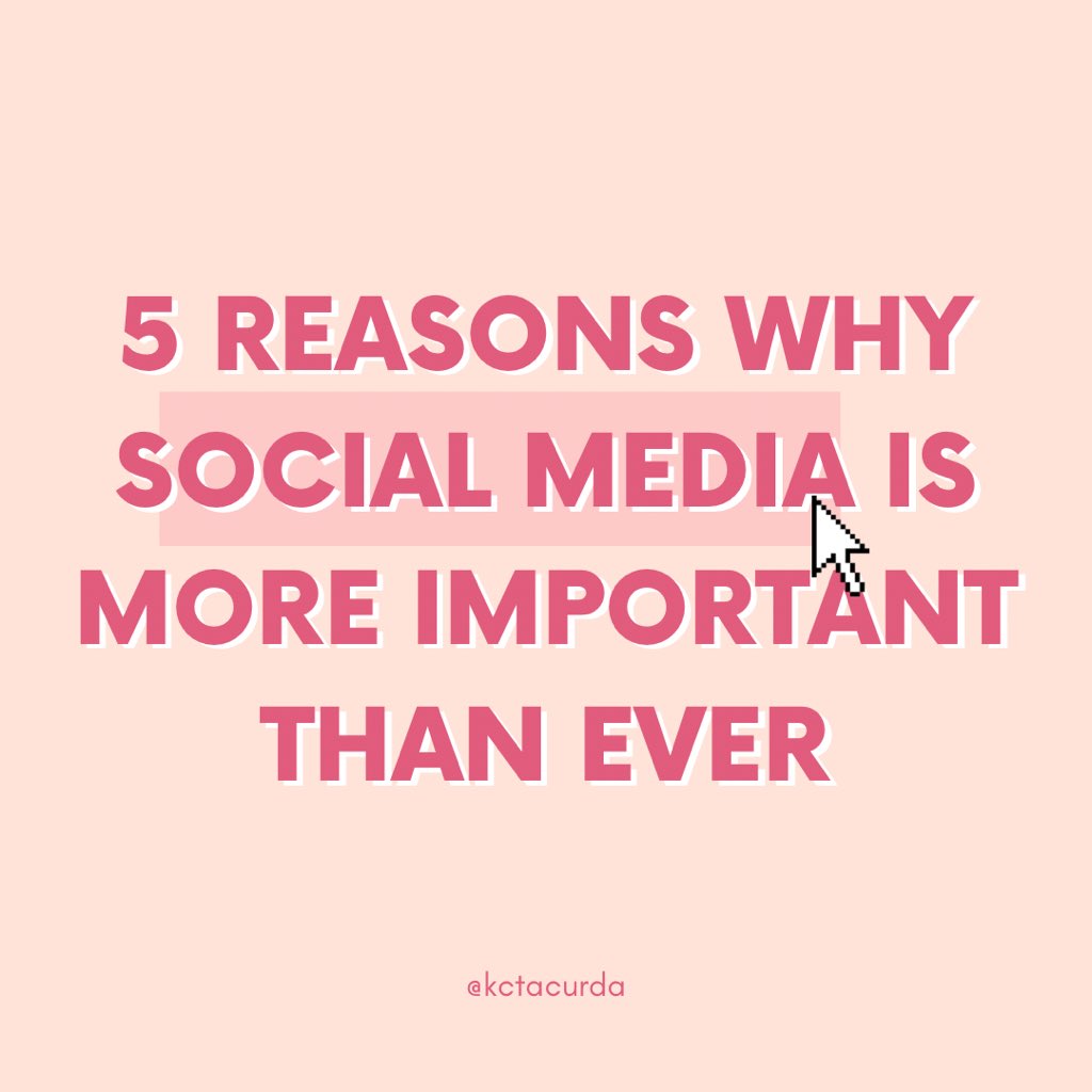 kctacurda's tweet photo. Let’s face it. Social media is VERY IMPORTANT in your business today. If your business is still not on social media then you’re definitely missing out. Here’s why: https://t.co/1oAkicqGW8 https://t.co/1lD5LWeffd