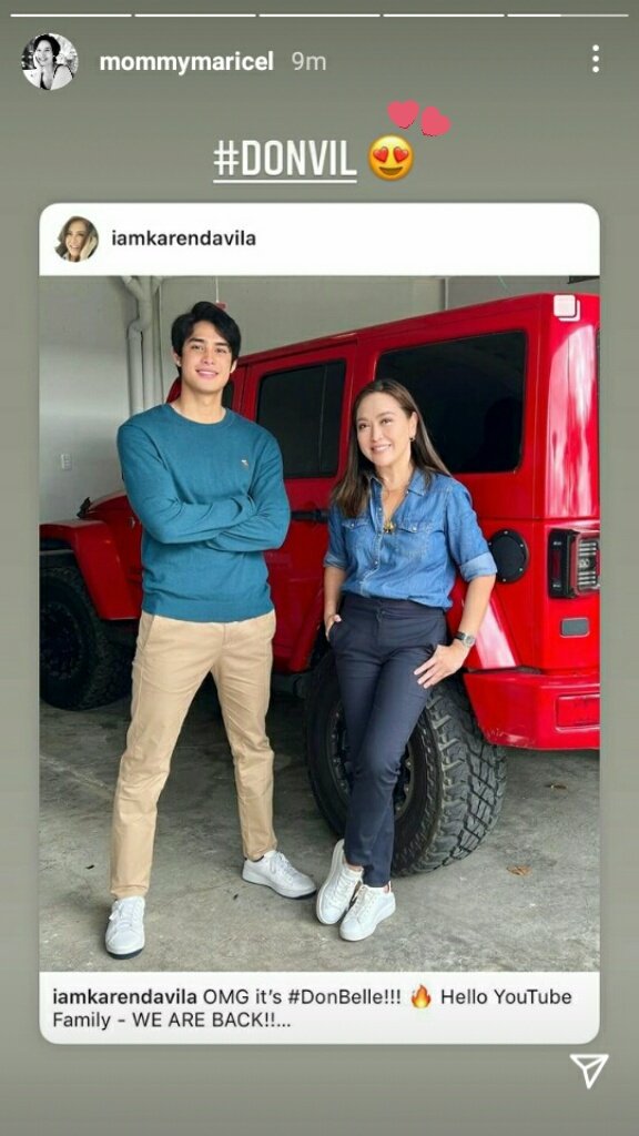 DorainaaaBie's tweet photo. Tita M's ig storyy

HAHAHAHAHAHHAHA natuwa laaang ako 
#DonBelle
#DONBELLEmpire
#DONVIL https://t.co/MROA0KIb9H