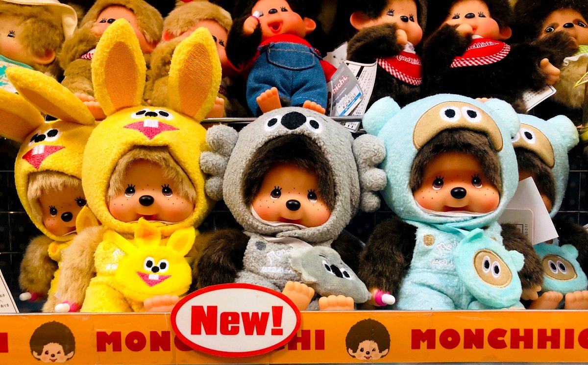 地階売場に #たぬきゅん × #モンチッチ の新商品が入荷しました