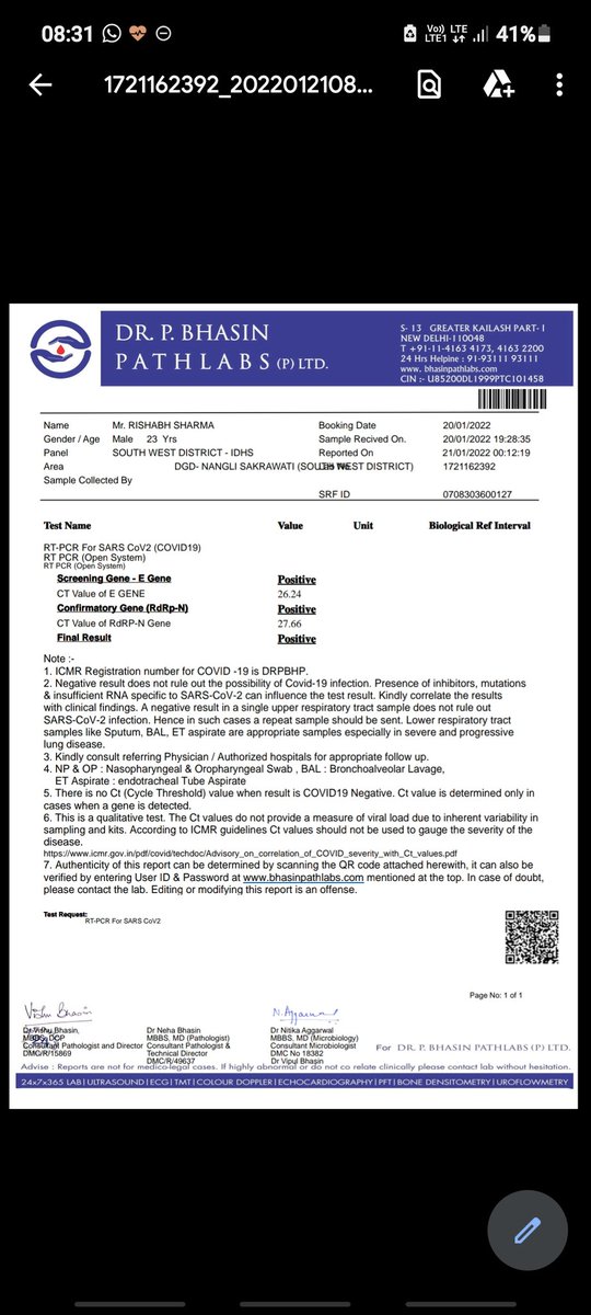 RishabhnKaushik's tweet photo. I'm covid positive.
Got my report today.
My mains exam center is 900 kms away.
I haven't studied for past 3 days and don't know when I will recover.
#postpone_cgl_mains_2020
#POSTPONE_SSCCGL_MAINS
@DoPTGoI 
@PMOIndia 
@DrJitendraSingh 
@ABVPVoice 
@TheLallantop https://t.co/AUVElMCa5T