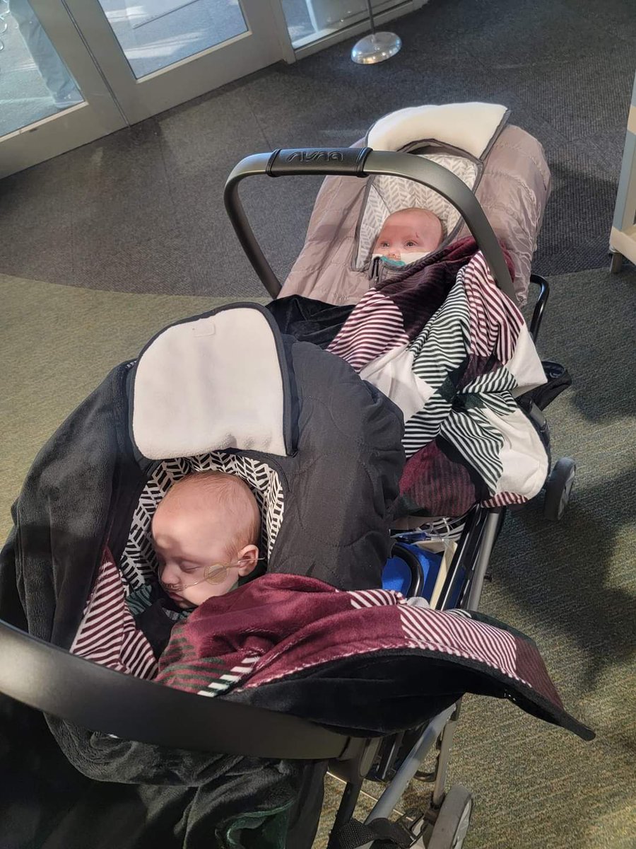 coachKooima's tweet image. These two tough dudes are finally home! 160 days of miles, hospital rooms, Dr. evals, nurse calls, and long hospital days. We are all finally under one roof! Thank you all for the prayers! #twolittlemiracles #familyof6