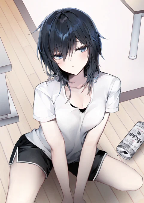 じー… 