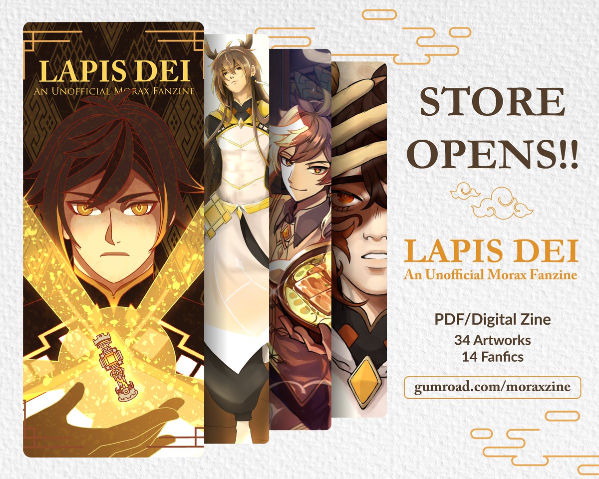 MoraxZine's tweet photo. [RT/likes 💛]
Zhongli's banner is here. Will you pull for him?

We wish you all the luck to bring him home!

Get yourself a copy of Lapis Dei: An Unofficial Morax Fanzine 👉 https://t.co/MK9LSFr4bR

#GenshinImpact #原神 #Zhongli #Morax #RexLapis https://t.co/qqoH433iS4