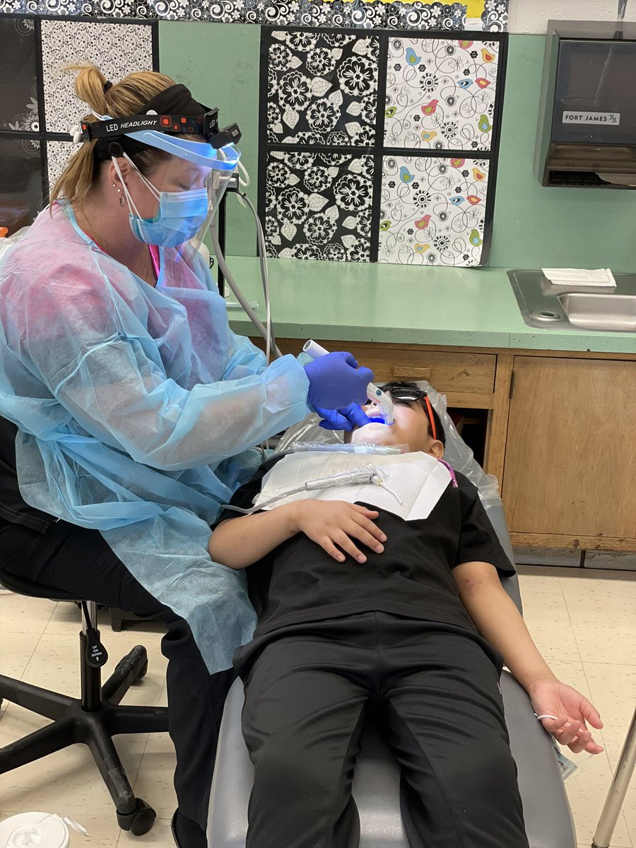 Our wildcats got their teeth cleaned at our free onsite dental clinic this week! 😬
