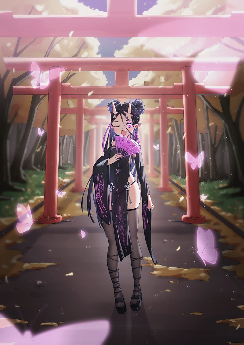KarsesAnimation's tweet photo. 依頼絵 #依頼絵 #女の子 #背景 #オリジナル #鳥居 #風景 #よその子 https://t.co/Kx4rI1kHga https://t.co/TZ6IzOO57p