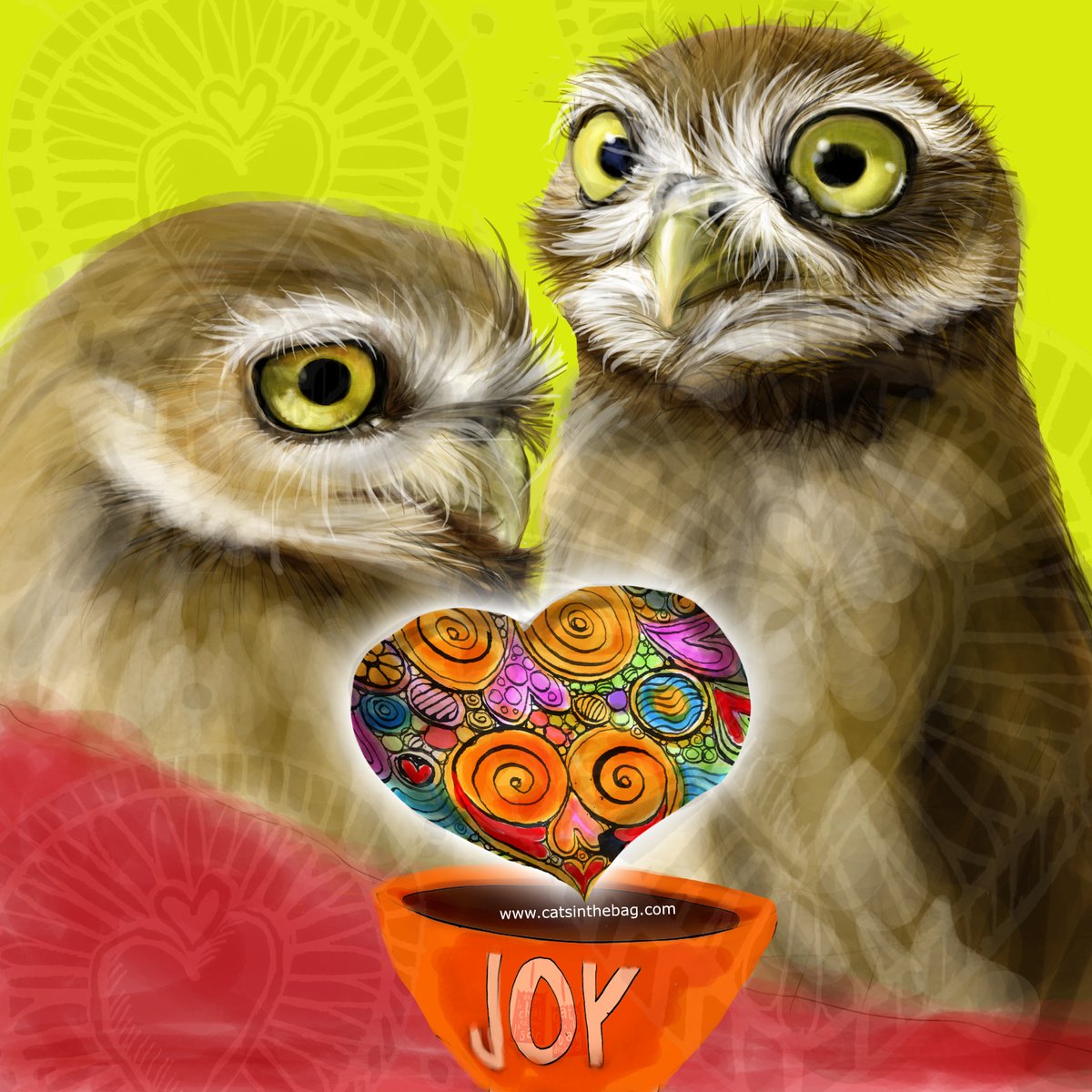catsinthebagpur's tweet photo. The world is an OWLsome reflection of you and I. What my #coffee says to me Jan 20 - Be in your truth and OWLways reflect love. #owls #burrowingowls #reflectlove #belove #thursdaythoughts #love #life #mentalhealth #storyteller #illustrator #owllovers https://t.co/xNItfXVzeT