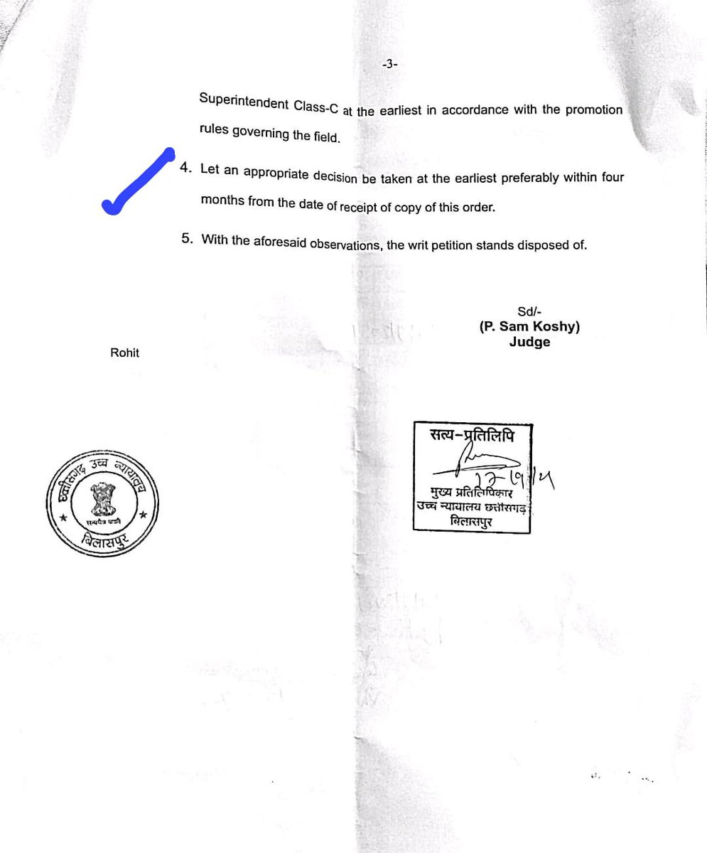 poojaya00411141's tweet photo. Three_monkiesMonkeyof Father of NationFlag of India

1. Blind _ Media of Chhattisgarh
2. Deaf _ Opposition of Chhattisgarh
3. Speechless _ Govt of Chhattisgarh

#Promotion_Hostel_Superintendent

@TribalCgGov 
 
Cox these all disables r silent after having High_Courts decision https://t.co/5LKMVVP0WZ
