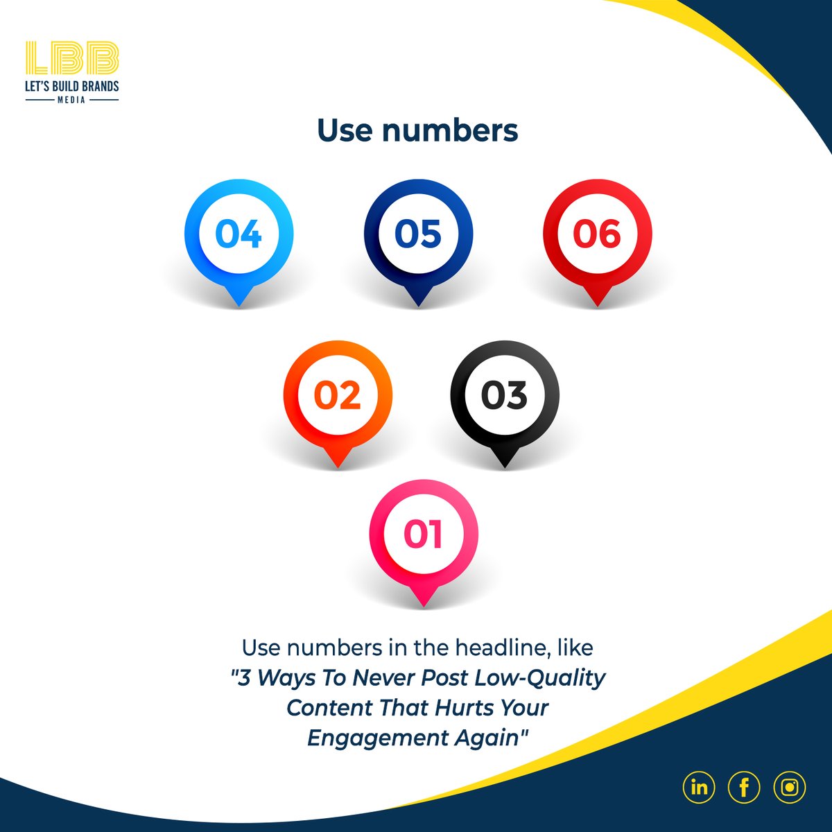 lbuildbrands's tweet photo. Here are the three ways through which you can write catchy titles-talk about the problem, use numbers and leverage artificial intelligence tools.

#headlines #branding #marketingagency #letsbuildbrands #marketing https://t.co/vC16hYqcFW