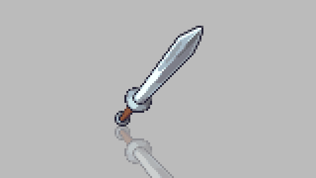 FurnoChris's tweet photo. perspective sword #pixelart https://t.co/XAgQzB9ATz
