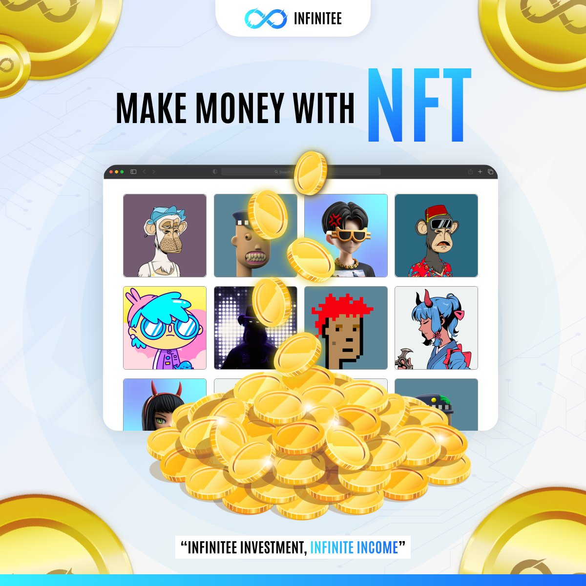 3 reasons why you should have INFT

1. Special privilege only INFT holder
2. Cheaper gas fee
3. Limited only 300 unit

❗️Don’t miss infinitee.finance

#NFT #NFTCommunity #DeFi #BTC #ETH #BUSD
