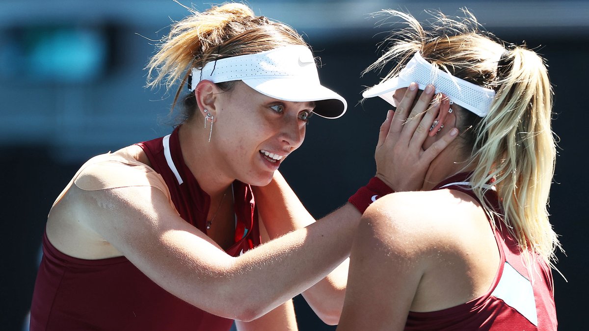 AustralianOpen's tweet photo. More matches between these two, please 🤞 

@paulabadosa · @marta_kostyuk · #AusOpen · #AO2022 https://t.co/W8BtjmXnpy