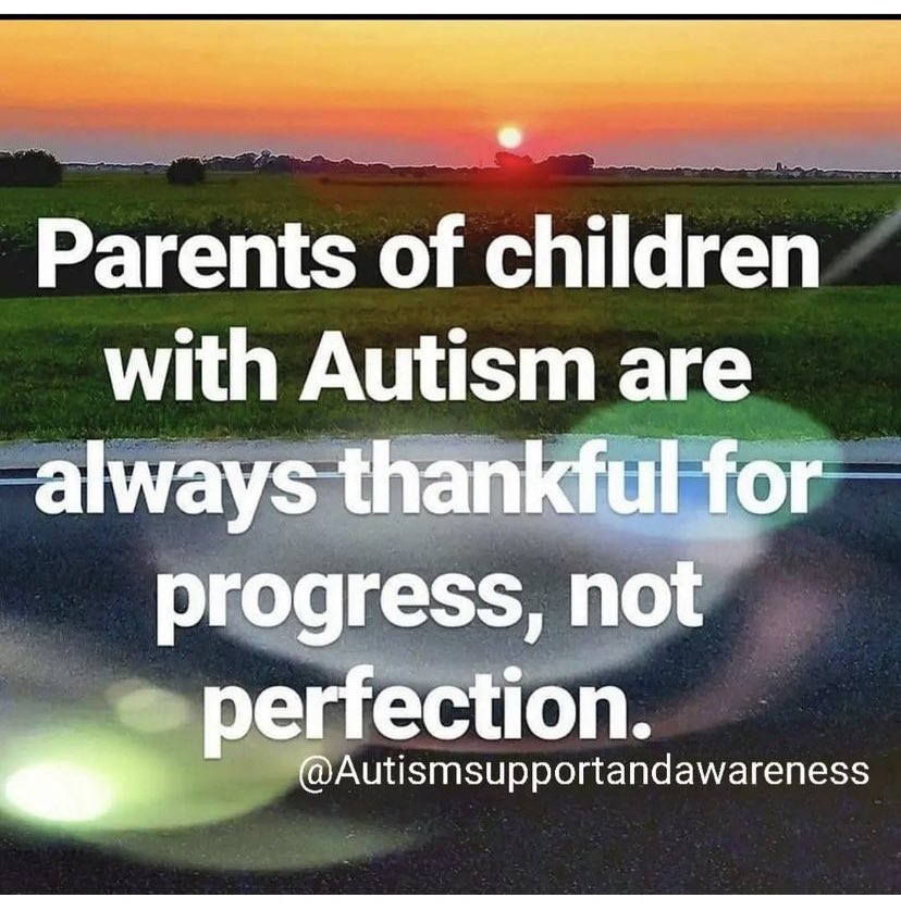 Stauffer57's tweet image. Keep up the fight everyone!  You are true warriors. #progessoverperfection #autism #AutismAwareness