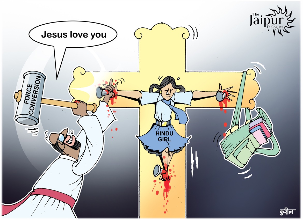 JaipurDialogues's tweet photo. 12th standard girl ends life after missionary school pressurised her to convert to Christianity to continue her study. https://t.co/Fgu0vldpMl