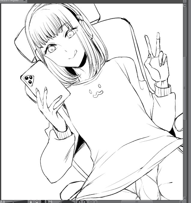 久々にパンツ描いてる 