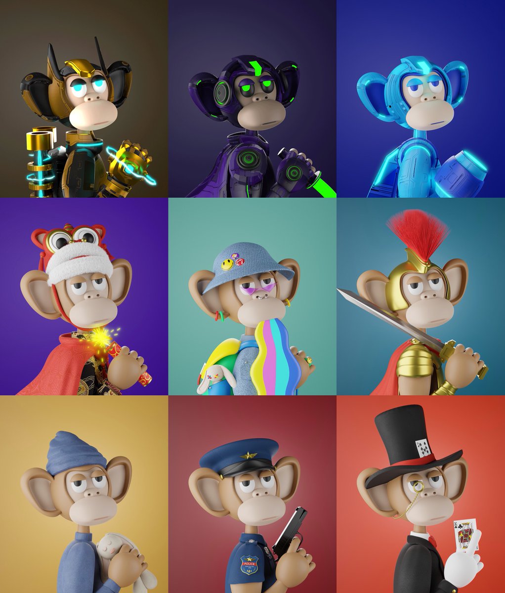 3D SARU ( ETH OPENSEA )
PRICE 0.03 - 0.05 $ETH
opensea.io/collection/3ds…
.
x.com/tawan__s/statu…
#NFT #nftcollector #NFTartist #NFTTHAILAND #NFTthaicommunity #nftcommunity #Collectors #digitalart #opensea #foundation