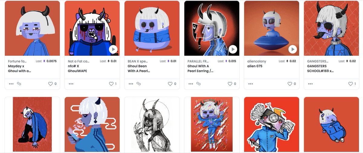 What have i got so far!!! Thank Ghoul guysss. There are so many talented artist out there, Please support them!!!