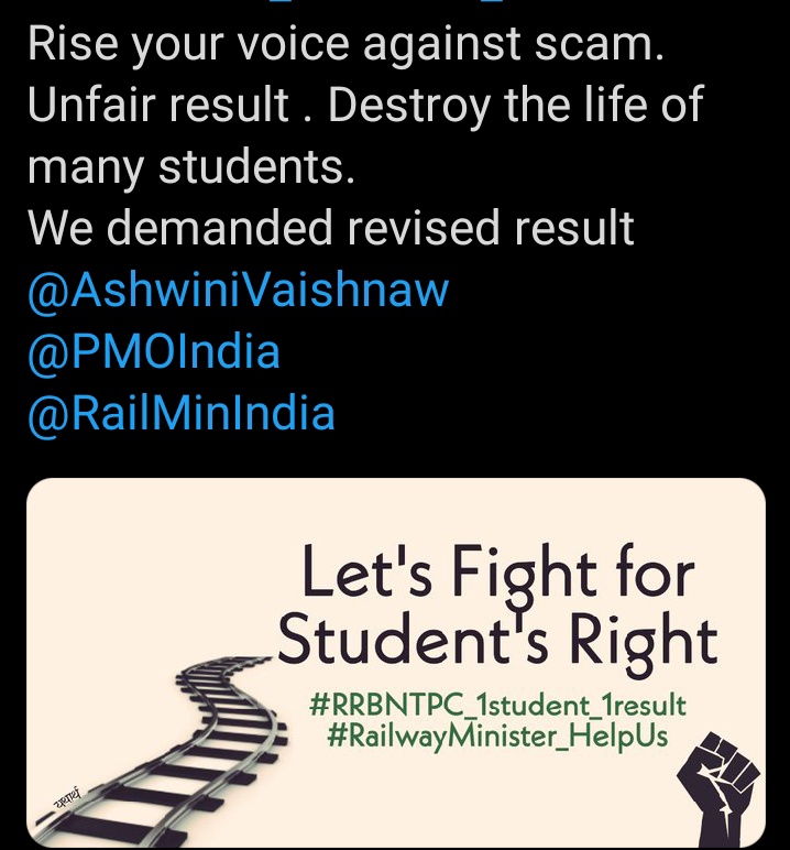 RahulRa67984113's tweet photo. #RailwayMinister_SaveStudentsLife
@PMOIndia

@AshwiniVaishnaw https://t.co/LWXNhAEbvV