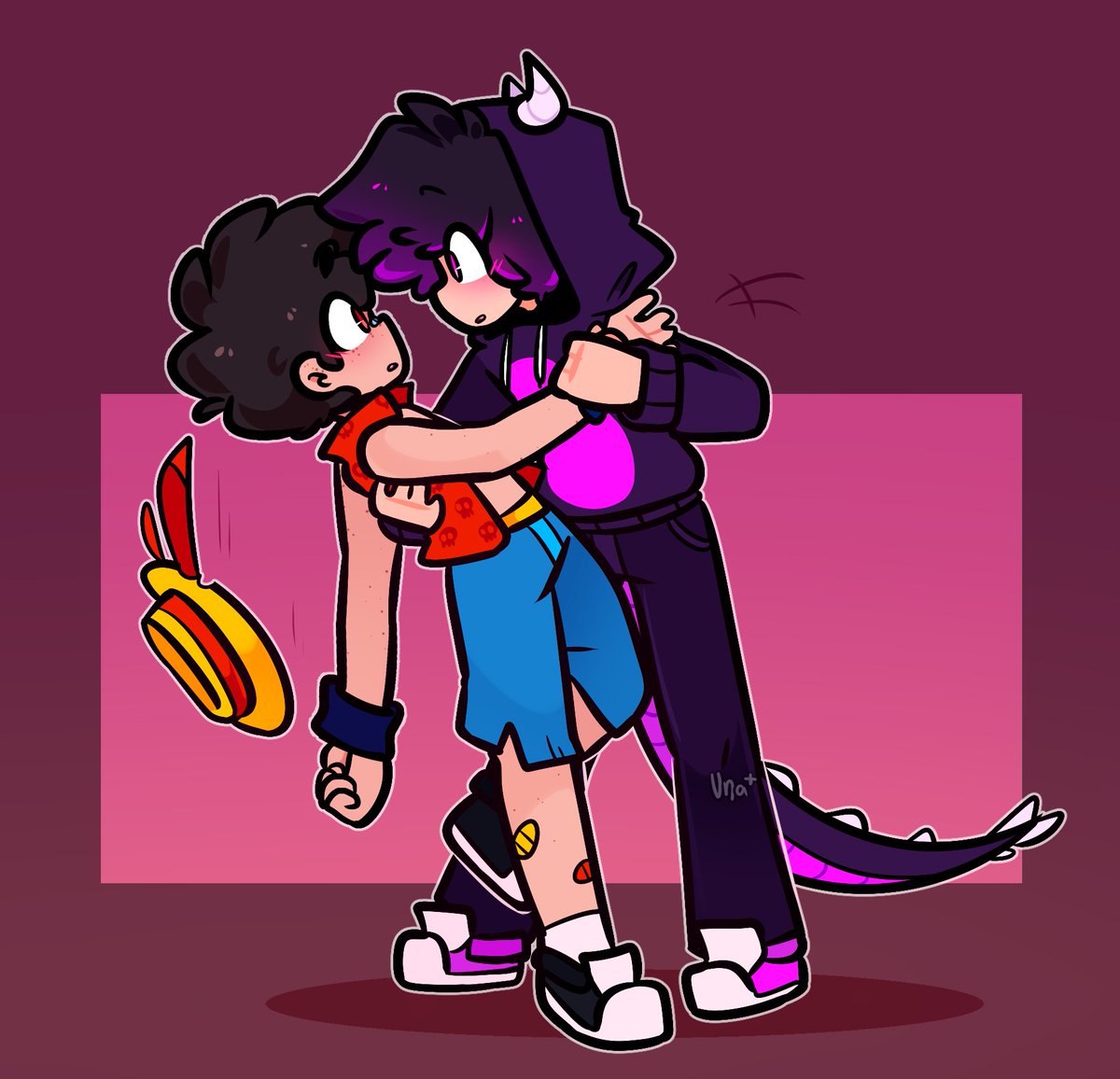 Una para el top de maneras de regresar- 💜❤️
ya me da pena hasta etiquetar x'DD