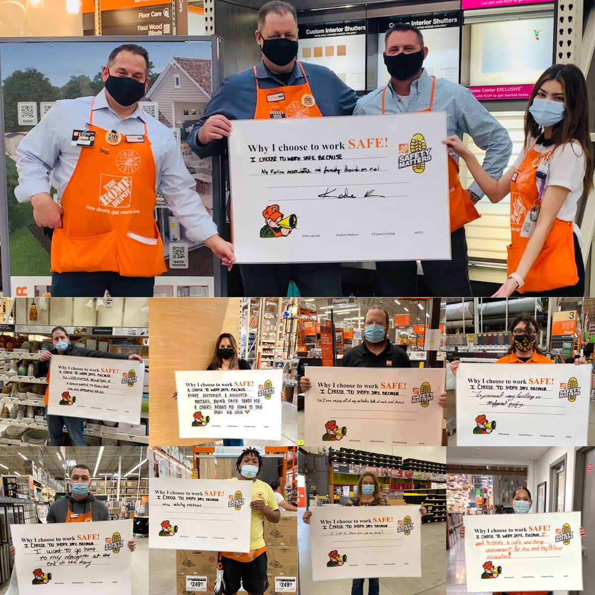 Special shout-out to @kadekasner letting us know why he chooses to work safe! Along with our associates. Great job team ! #safetytakesEveryOne #team6551 @jm_shep @mattleslie11