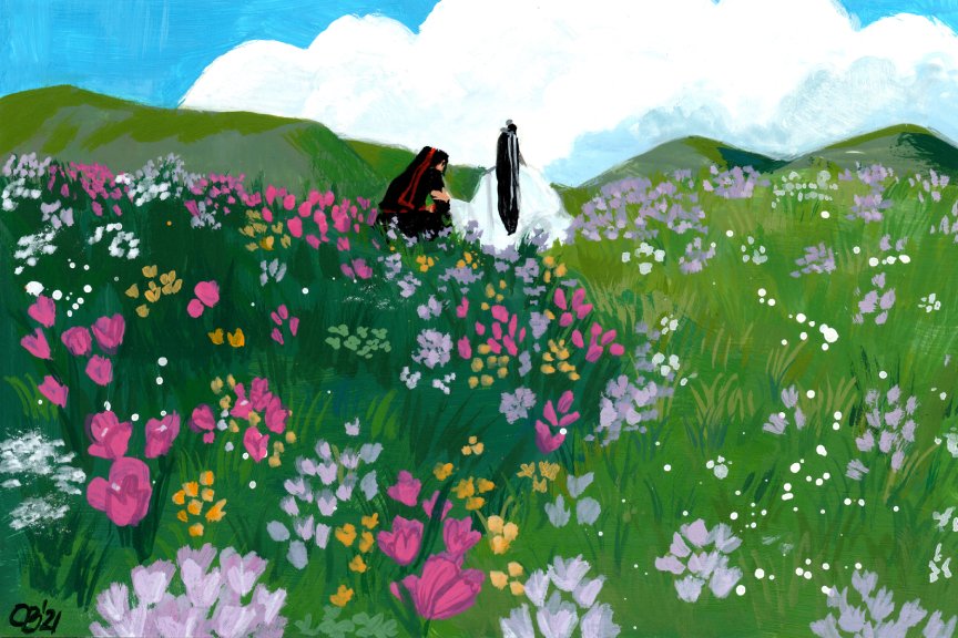 worse_name's tweet photo. Traveling Together #wangxian #gouache https://t.co/SO28CBHBi5