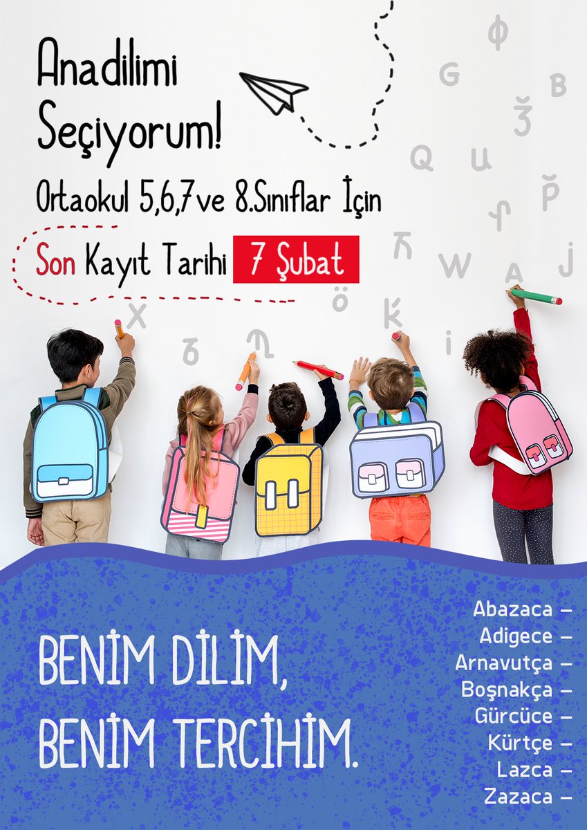 Yaşayan Diller ve Lehçeler Seçmeli Dersi tercih süresi 7 Şubat 2022ye kadar uzatıldı. #benimdilimbenimtercihim #yasayandillervelehceler #secmeliders #anadiliniseç