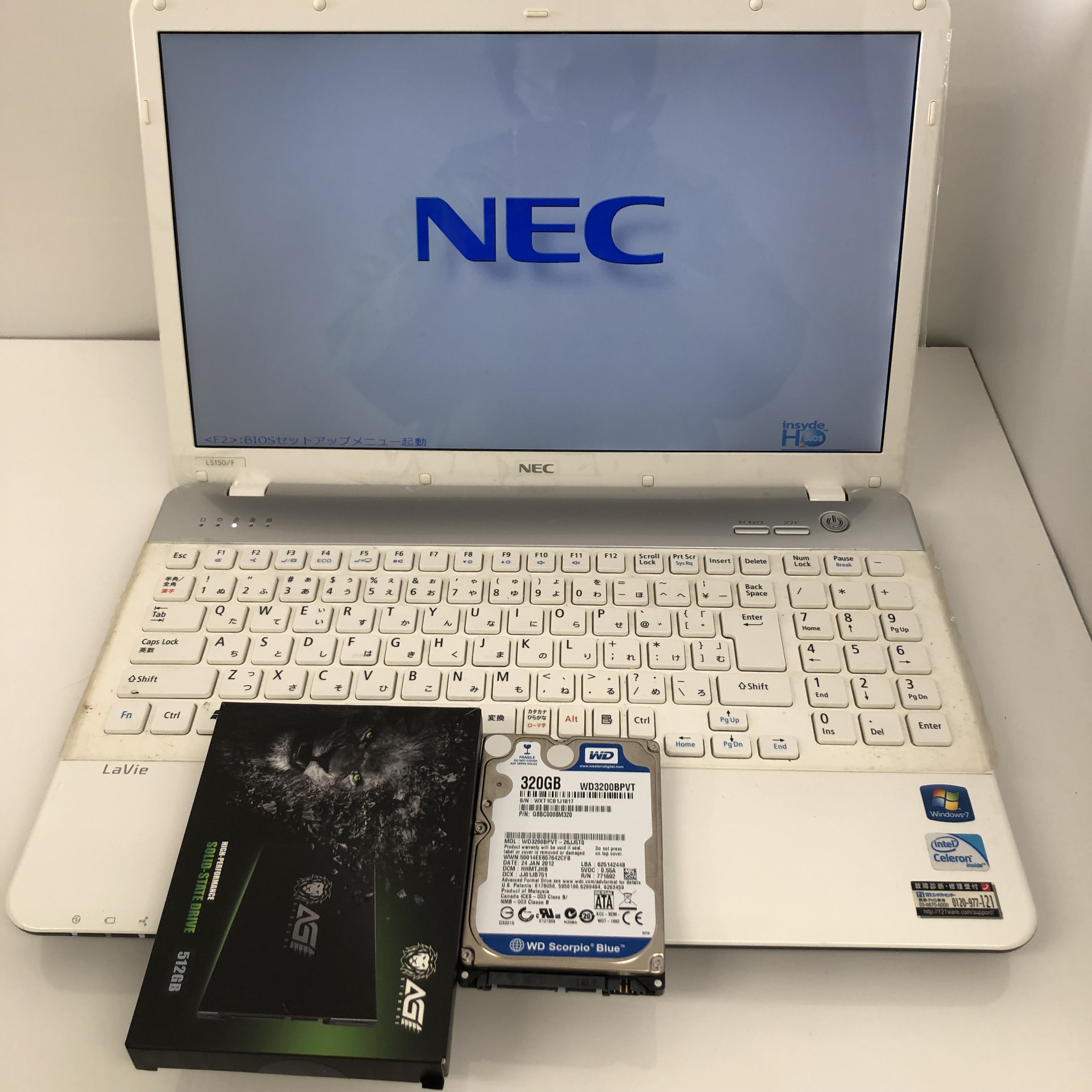 パソコン専門店 ワールドアイ いつもワールドアイをご利用いただき ありがとうござます 埼玉県川越市からご来店のお客様より Nec Pc Ls150f2h2w のメモリ増設とssd換装サービスにて当店をご利用いただきました 当社をご利用いただきありがとうご