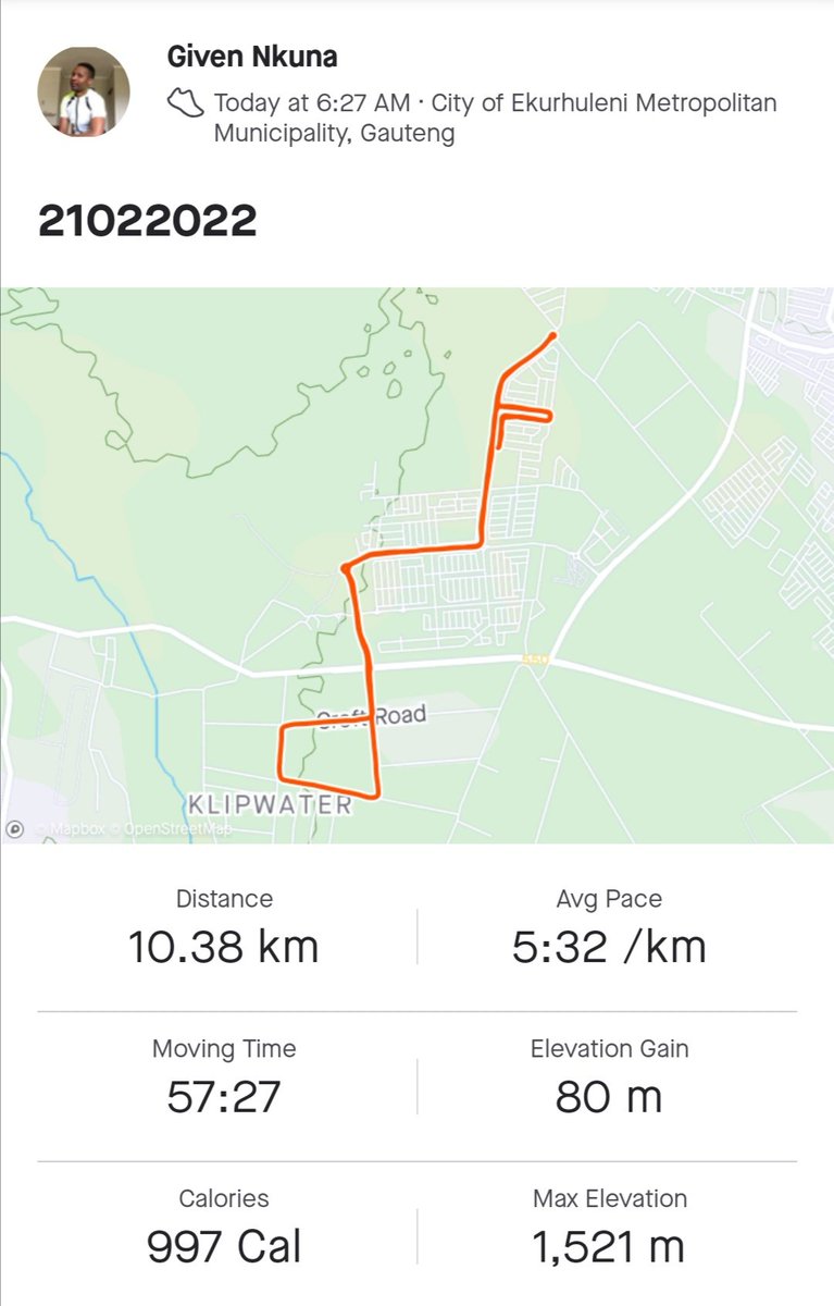Givennkuna's tweet photo. Still have that thing. #FridayMotivation #weekendvibes #MorningJog https://t.co/E0x3IGeCQ3