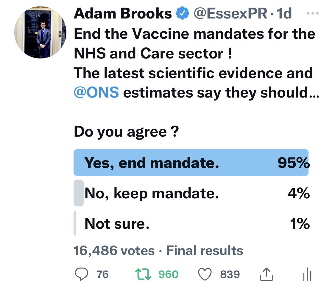 DrAseemMalhotra's tweet photo. The mRNA vaccine mandate for #NHS staff is unscientific, unethical,  AND undemocratic. 

End it now @sajidjavid &amp; you will be on the right side of history. We all make mistakes ;your policy of obfuscation on ambulance delays killed my dad but you will not be forgiven for this. https://t.co/8MTKxawFz0