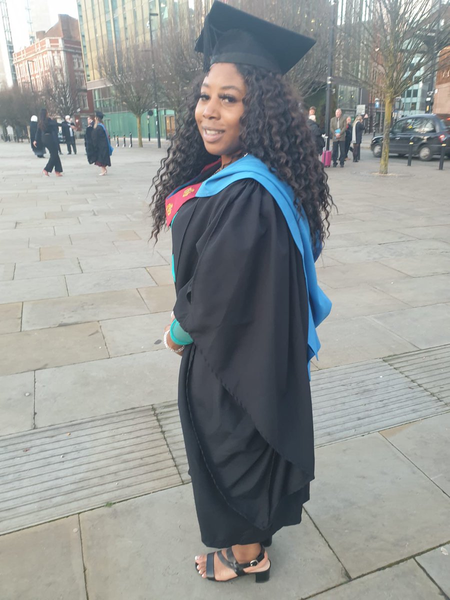 ElizAtewologun's tweet photo. #Classof2021 #ManMetGrad finally my official graduation.... https://t.co/NguDkU03zb