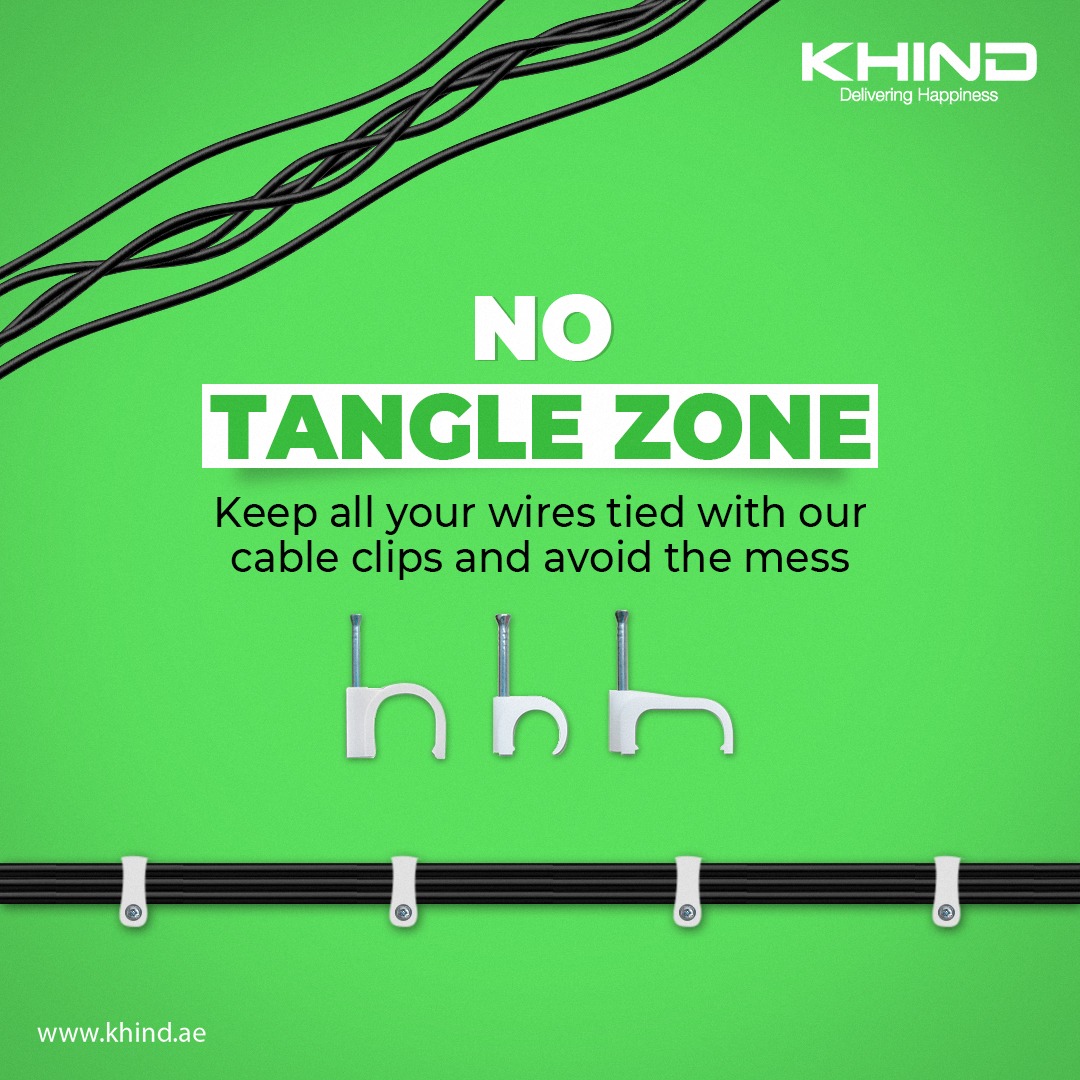 KhindME's tweet image. Cable Clips can help you keep all your wires neat and tidy.

For more info visit: bit.ly/3JXRbSw

Now available on Amazon and Noon

#cableclips #safe #cableholder #wireclips #wires #cables #cleanhome #electronics #dubaielectronics #khinduae #uae #amazon #noon #khind