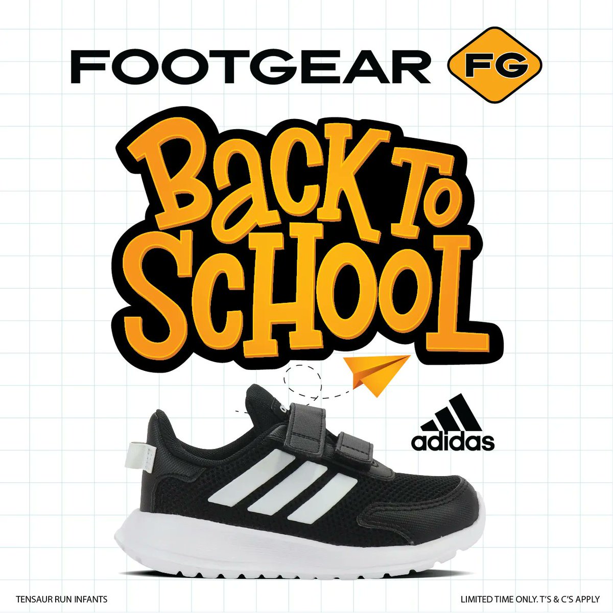 BaywestmallPE's tweet photo. INCOMING: A+ BACK TO SCHOOL DEALS! ๐จ
Pop into @FootgearZA in Baywest Mall to treat your kiddo to new sneakers to kickstart the year the right way!
Offers valid for a limited time only. Ts & Cs apply.
#BaywestMall #Footgear #BackToSchool #Sneakers #Kids https://t.co/J6dQ7x4OL7