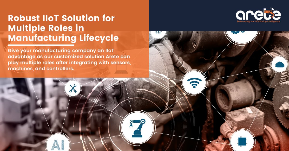 RejigDigital's tweet image. Our #IIoTSolution can manage the #manufacturing lifecycle effectively by handling several steps and support your existing infrastructure. Let’s connect to @RejigDigital &amp;amp; discuss the scope of #Arete for your manufacturing company.

bit.ly/3rvFOZu

#industrialiot
