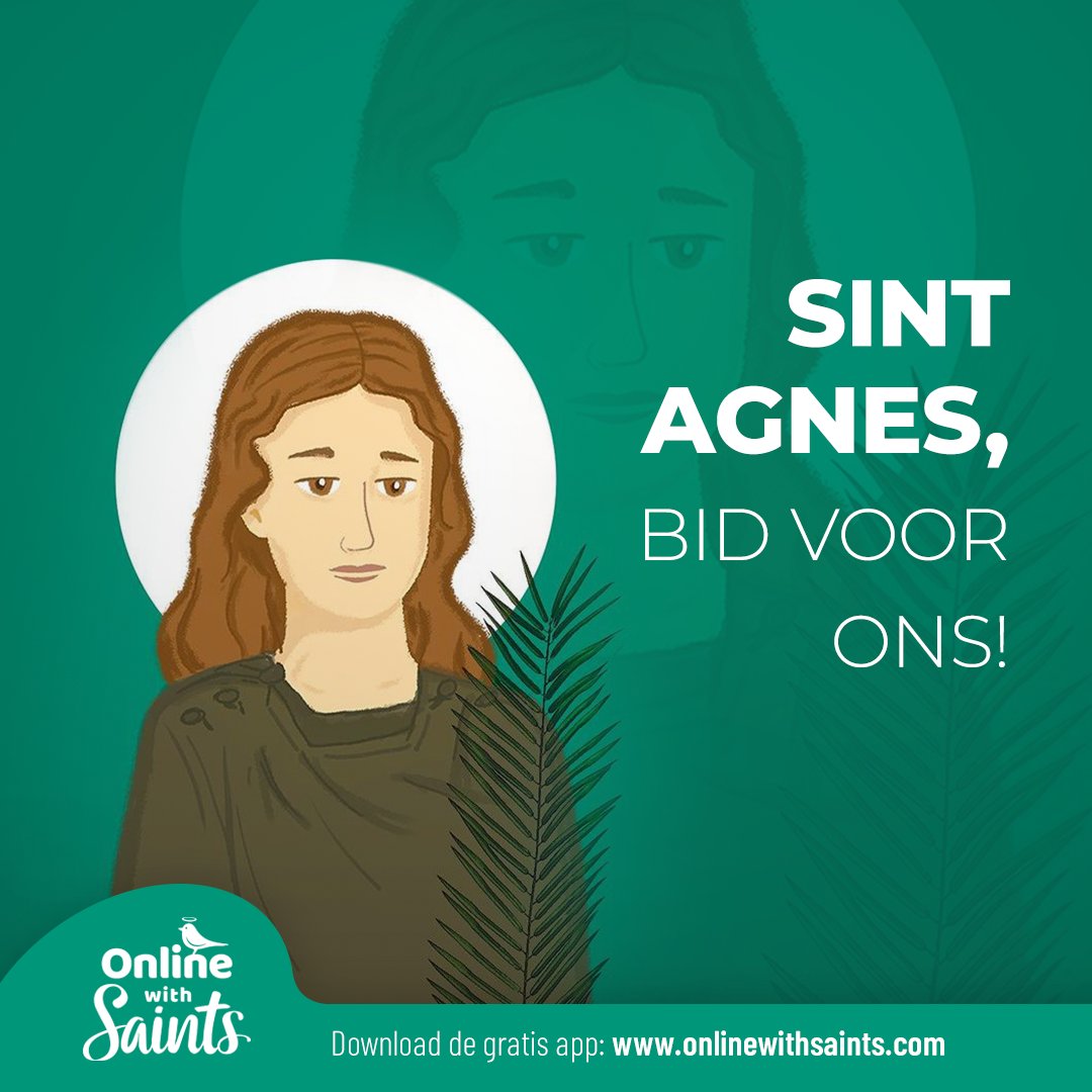 TwGOD_nl's tweet photo. 😇 #Heiligevandedag 🙏
Sint Agnes, bid voor ons! #TmGOD #SintAgnes https://t.co/DfzpXeMUND