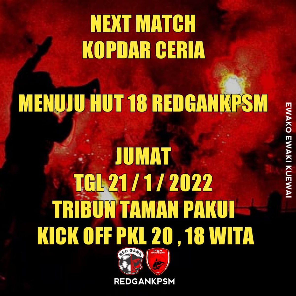 suldgkulle's tweet photo. Bersama bersama #kitaRedgank #kitaPSM https://t.co/rlmhsYaHWh