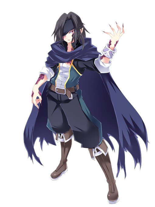 最近描いたTRPG用の立ち絵(一人除いてよその子) 