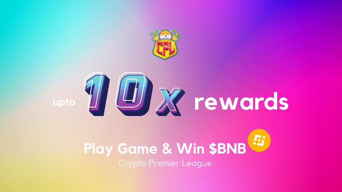 cpl_crypto's tweet photo. Our new game is offering up to 10x rewards!

📌Download CPL https://t.co/TfD3pQCjI9
😎Join, play &amp; earn
🏆Rewards - $BNB tokens

#BinanceSmartChain #GameFi #PlayToEarn #BNB https://t.co/rRjDgGHmZg