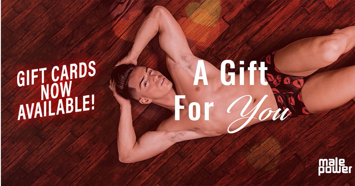 MalePowerUSA's tweet photo. When is Gift Card Season? Any Season 😄 
We're excited to introduce Male Power Gift Cards!  💳✨
(dad jokes not included)

Check out our blog for more info.
https://t.co/iKJNBWZns3

#malepowerunderwear #underwearblog #mensunderwear #giftcards #blog https://t.co/W4DNa8TJuY