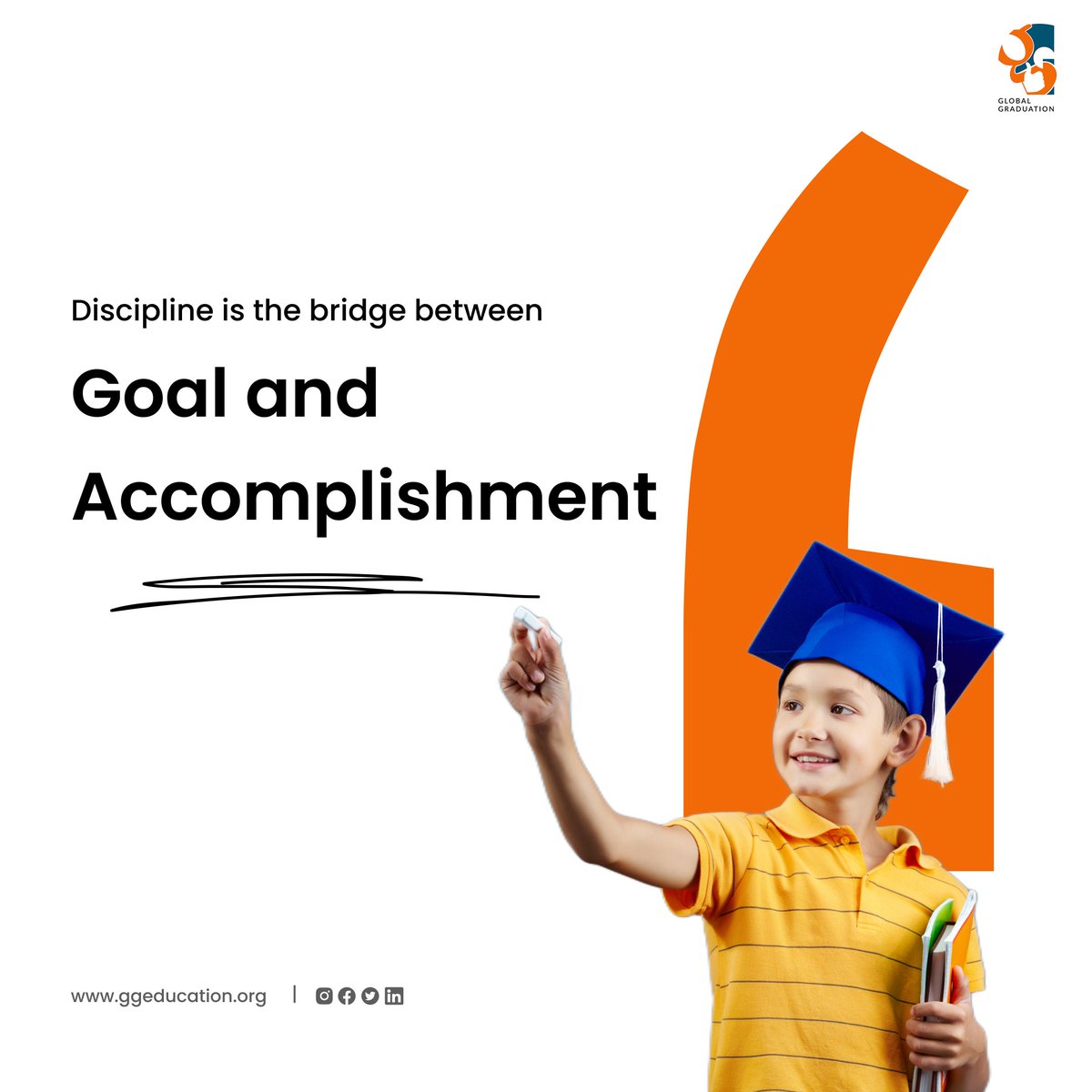 GG__education's tweet photo. Discipline is the bridge between Goal and Accomplishment

#fridaymotivation #fridaythoughts #Indiatrends #HOLLY #T20worldcup2022 #Indiagate #Nationalwarmemorial #statehoodday #23rdoctober #fridaymorning #indvspak #butterbelieveit  #hbd ssr https://t.co/Ed39f3B8j8