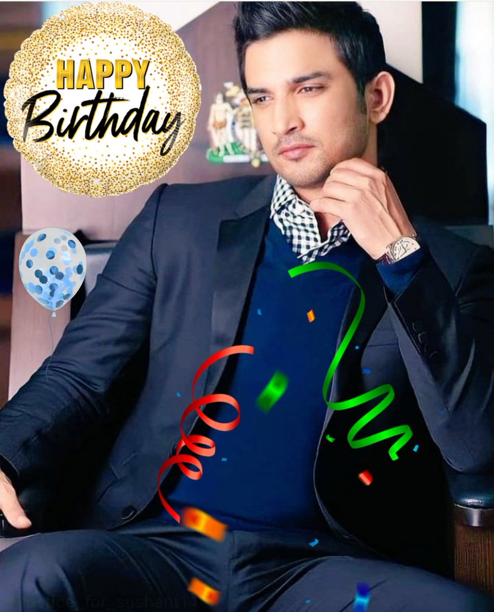 In hearts and in minds, 
Your memories we treasure.. 
But missed beyond words...
and loved Worldwide beyond measure.

SSR SuperStar of the 
Millenium💫🦋

Happy Birthday SSR  ✨
#SushantSinghRajput 
#SushantDay 
Sushant Day 🎂🎊