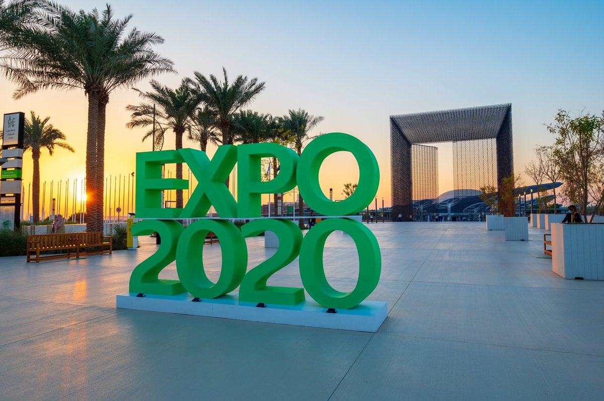 DXBMediaOffice's tweet photo. .@Telegraph: Running until March 31, @Expo2020Dubai is an extravaganza of arts, science &amp; technology – architect-designed pavilions hosted by AI robots showcase ideas, interactive installations &amp; inventions for future living. https://t.co/phiUZr0dsW