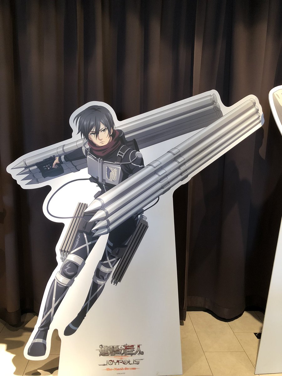 kasumi_kasa's tweet image. JOYPOLIS × Attack on Titan collaboration

+1