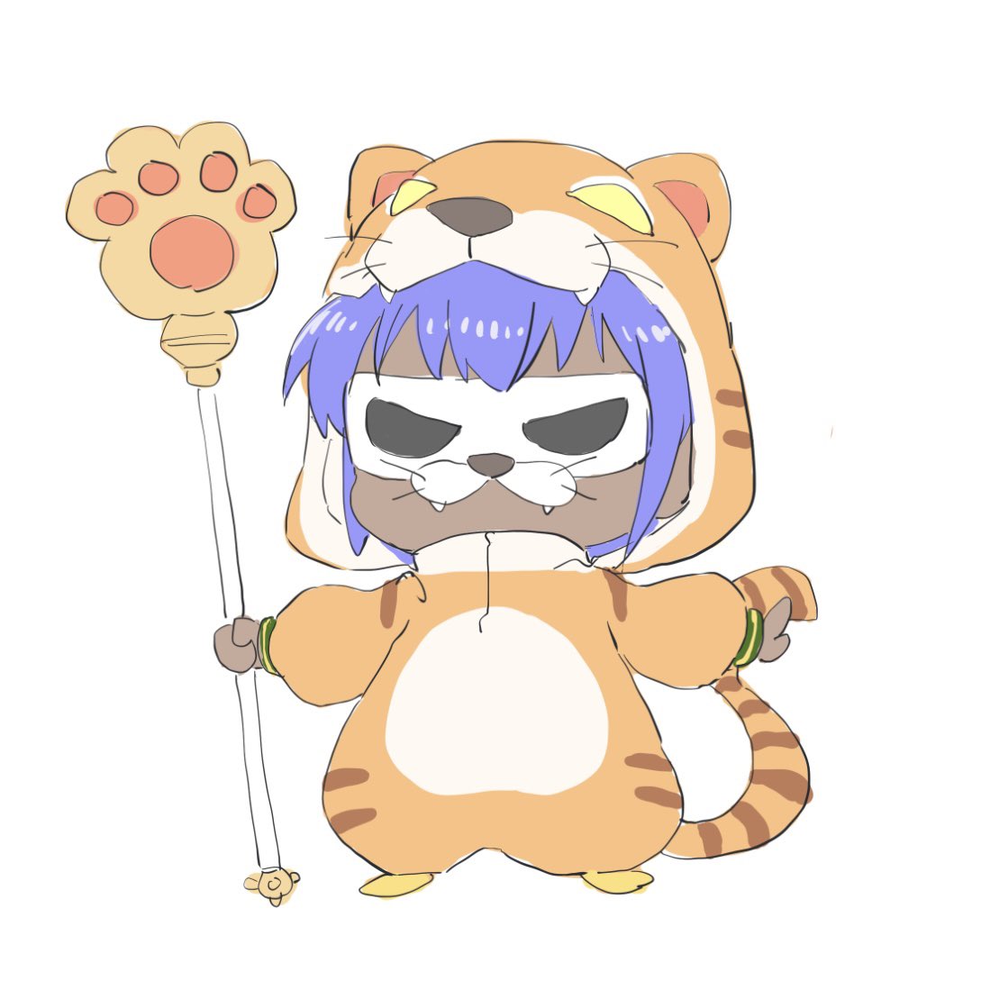 アサシン(フラグメンツ) 「寅年なのでジャガ謐ちゃん🐯 」|紺堂のイラスト