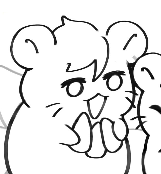 hamster athn~ (idea is from noah! thank you, noah!!)(STRUGGLING WITH ATSUMU'S HAIR...) 