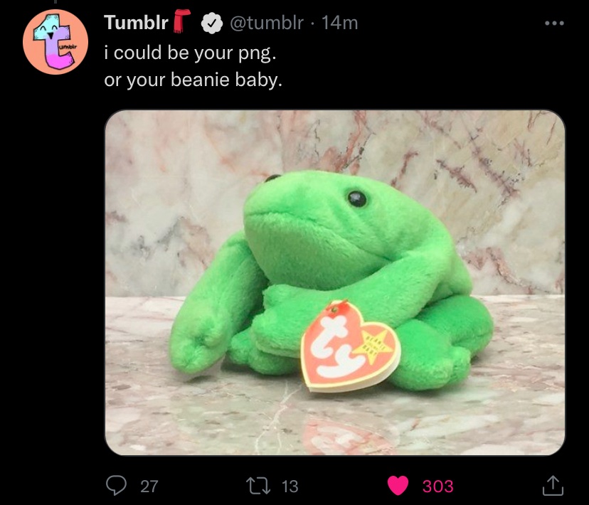 aintnospy's tweet photo. Why is @tumblr hitting on Ranboo? https://t.co/HxRSa9QUqo